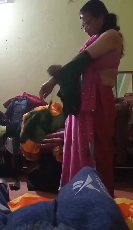 bigboob sexy milf mom changing front of her son 5