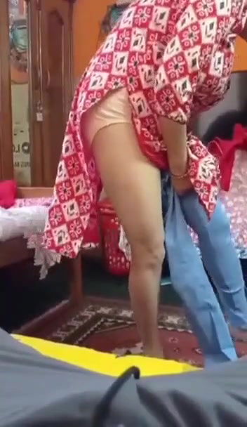 bigboob sexy milf mom changing front of her son 6