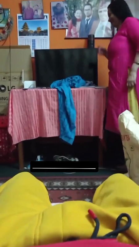 bigboob sexy milf mom changing front of her son 7