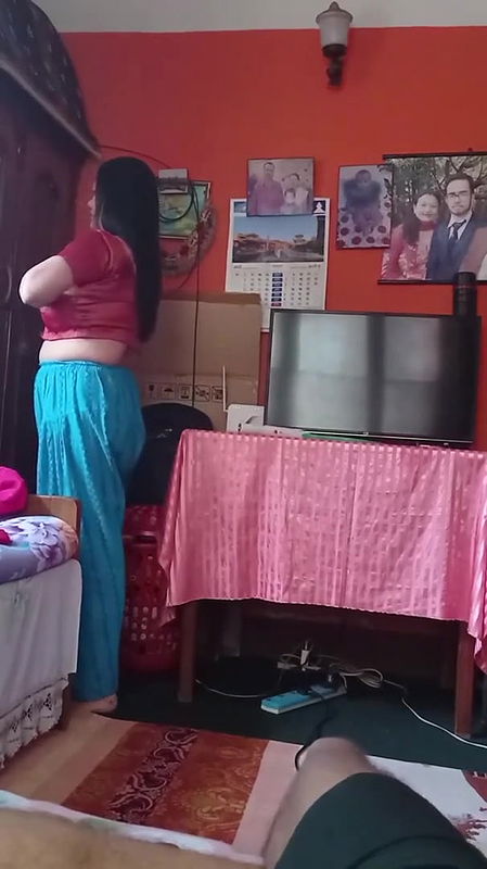 bigboob sexy milf mom changing front of her son 8