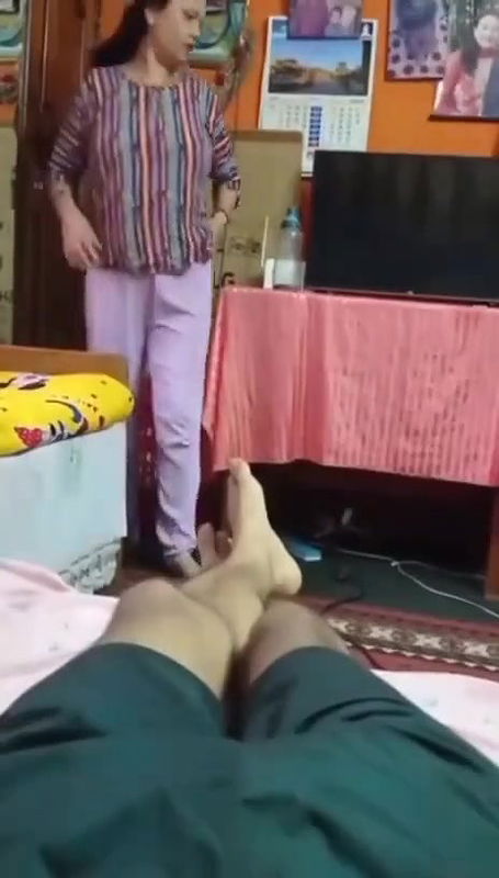 bigboob sexy milf mom changing front of her son part 2