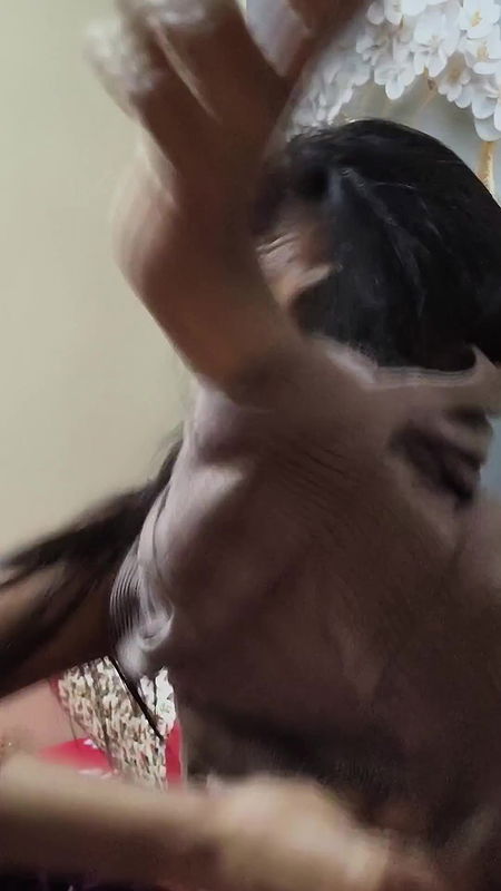 cute girl dress wearing video recording