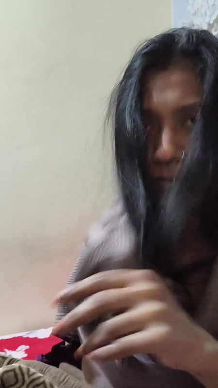 cute girl dress wearing video recording