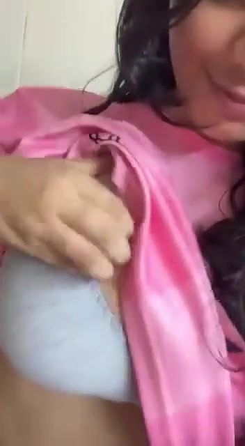 cute girl showing cute little boobs