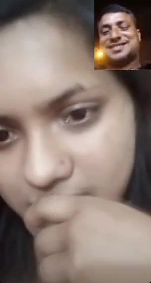 cute gf showing lover