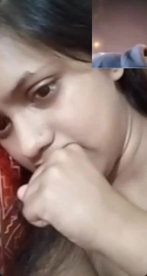 cute gf showing lover