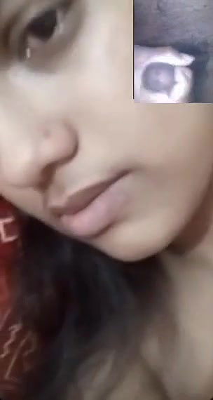 cute gf showing lover