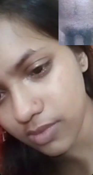 cute gf showing lover