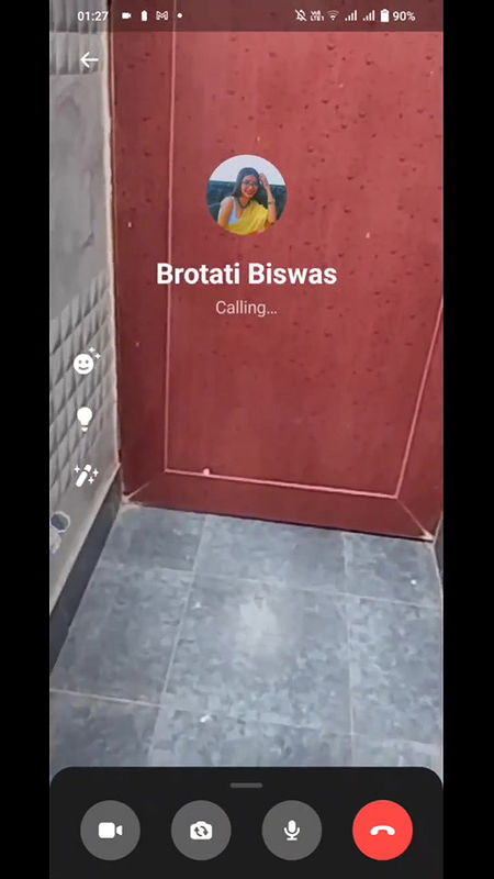 Brotati Biswas Glasses Bengali Girl Showing