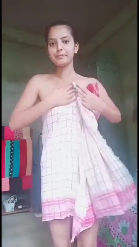 after bath nude show