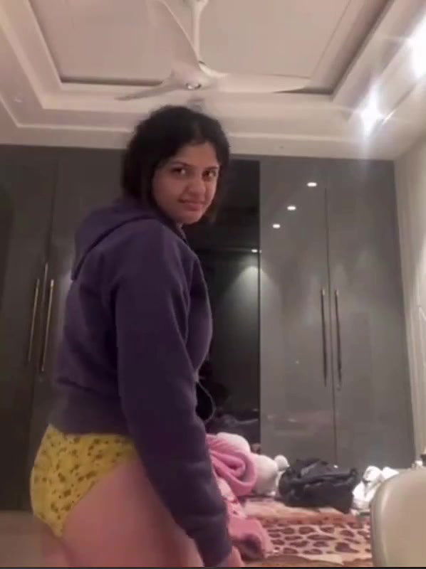 A big boobs cute girl show for his bf