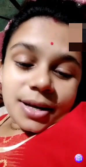 married bhabhi nillu to private video call in olamet showing her boobs