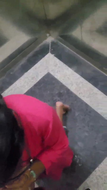 office staff blowjob to HR in lift