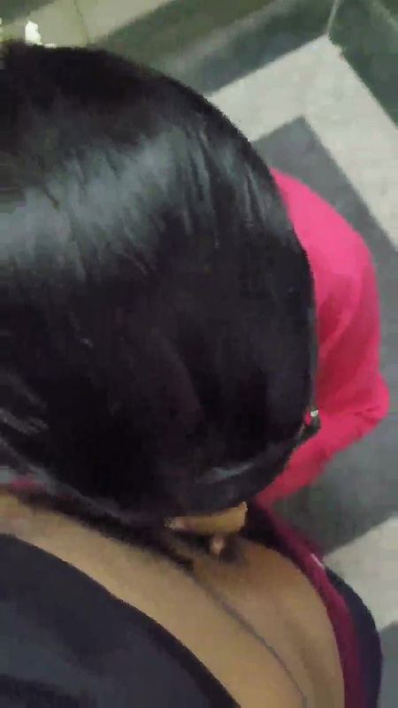 office staff blowjob to HR in lift