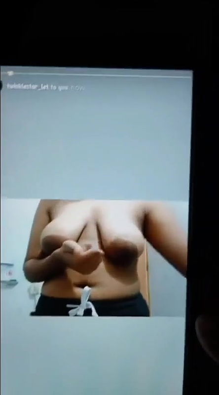 shaggy boobs horny gf oil applying boobs