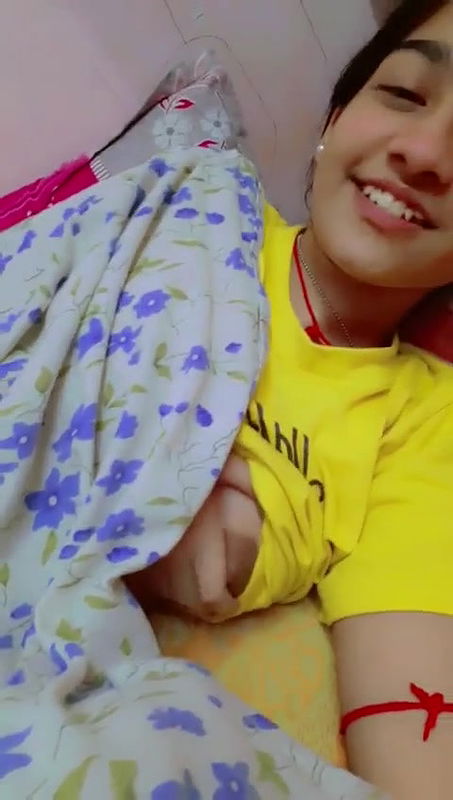 cute girlfriend boobs press