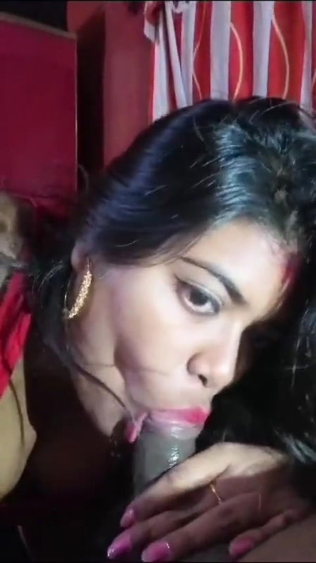 cute indian wife hot blowjob