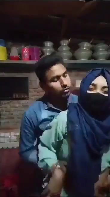 Paki Guy Squeezes His Sisters Boobs