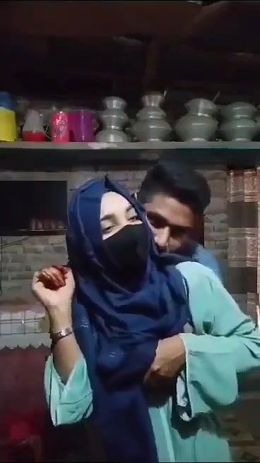 Paki Guy Squeezes His Sisters Boobs