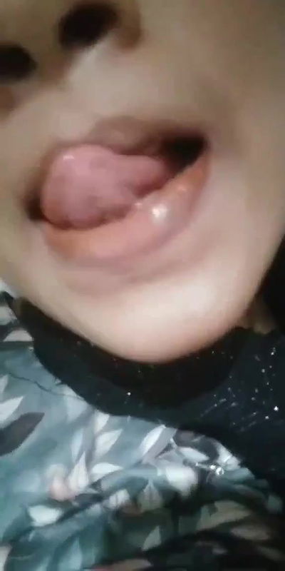 Village Girl Pressing Her Boobs