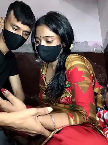 BF removing GF Cloth and Gf giving handjob