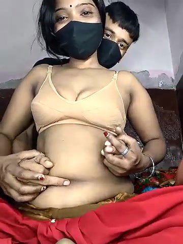 BF removing GF Cloth and Gf giving handjob