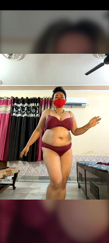 88pink bikin dance face show ass show Nepali Randi bhabhi
