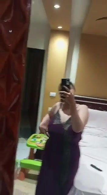 So beautiful Big tits curly short hair sexy babe exposes herself shows her lovely assets to impress her boyfriend P3