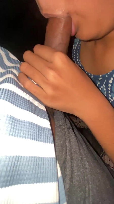 cute girlfriend blowjob