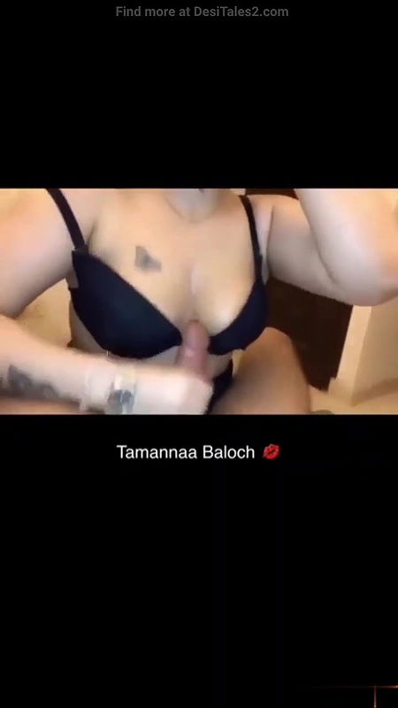 Hot Pakistani TikToker Tamanna Baloch Blowjob
