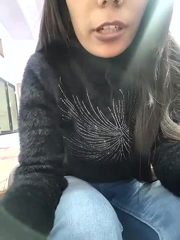 Sexy Girl Teasing and Boobs Show