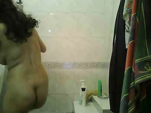 nude shower of hairy pussy girl