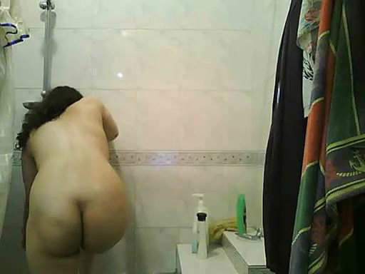 nude shower of hairy pussy girl