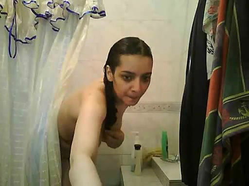 nude shower of hairy pussy girl
