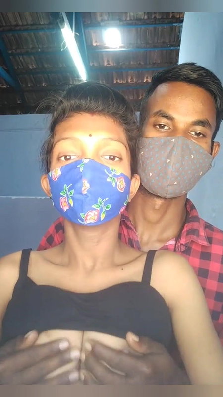 dehati girl boob show
