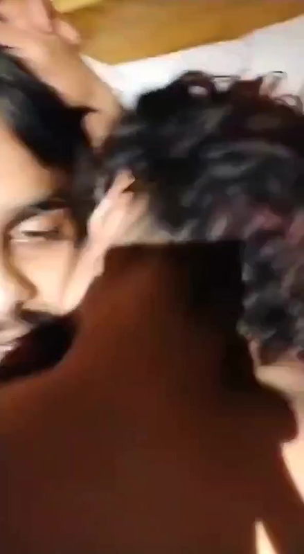 slim girl riding hunk guy