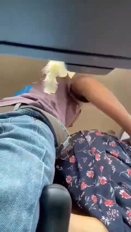 beautiful horny girl fucking inside car