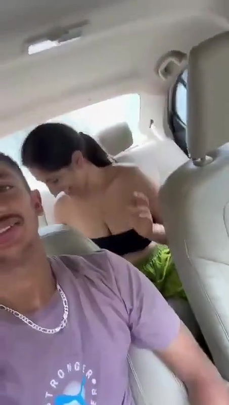 beautiful horny indian girl fucking inside car