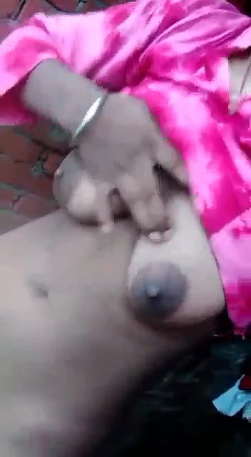 Village cutie showing shaved