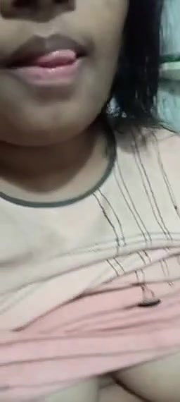 Beautiful young chubby horny girlfriend showing her full nude body