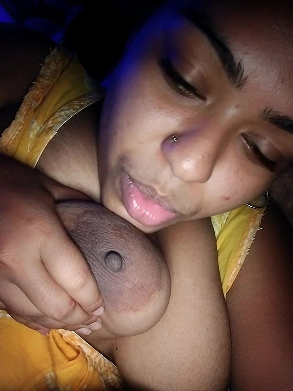 Bengali Girl Licking Own Boobs