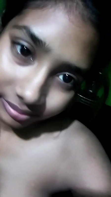 Cute Young Bengali GF Pressing Boobs Fingering Masturbating 1