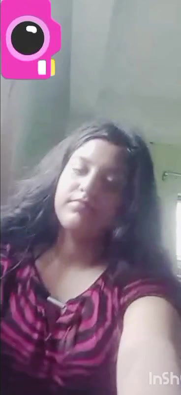 Bigbooby Bengali Babe Showing Pressing Licking Boobs 1