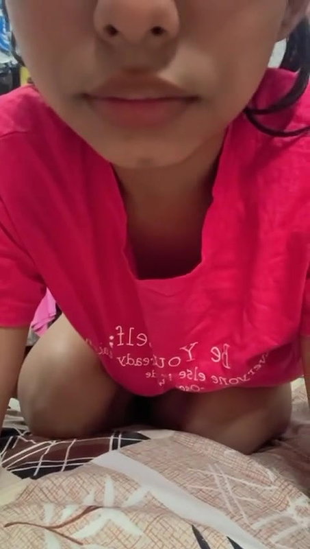 college girl show her big boss