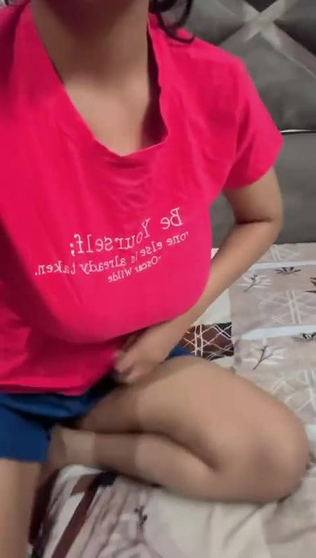 college girl show her big boss