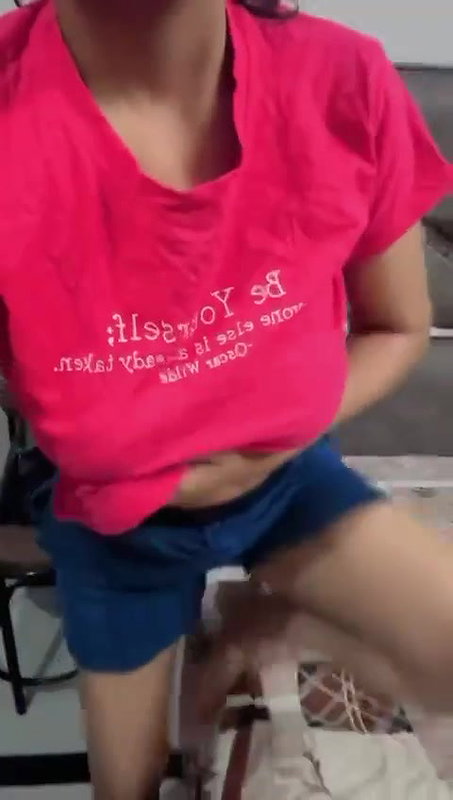 college girl show her big boss