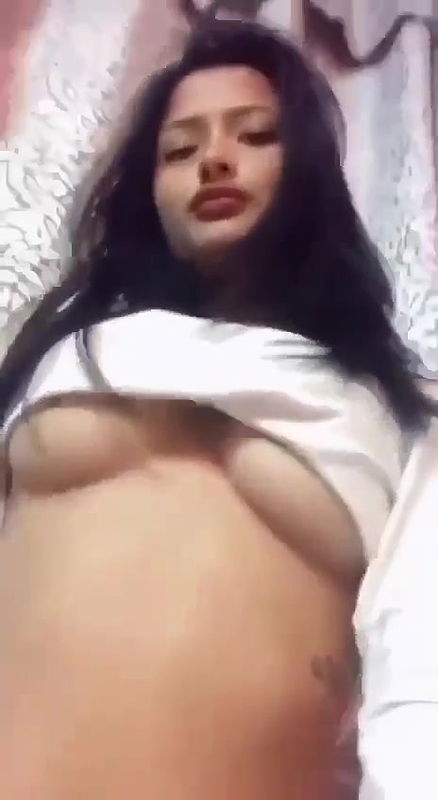 sexy slim girl teasing