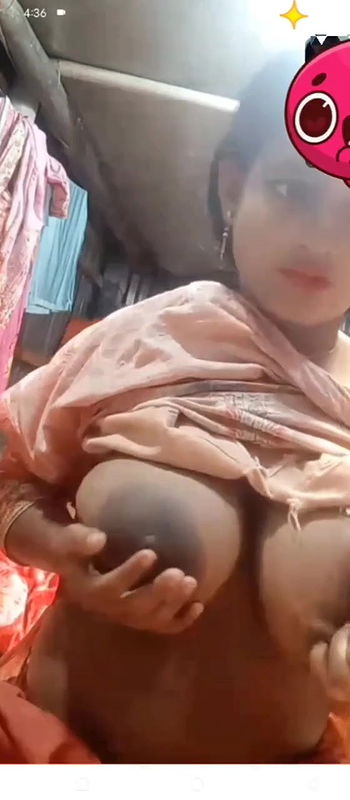 Village Big Boobs Girlfriend Showing