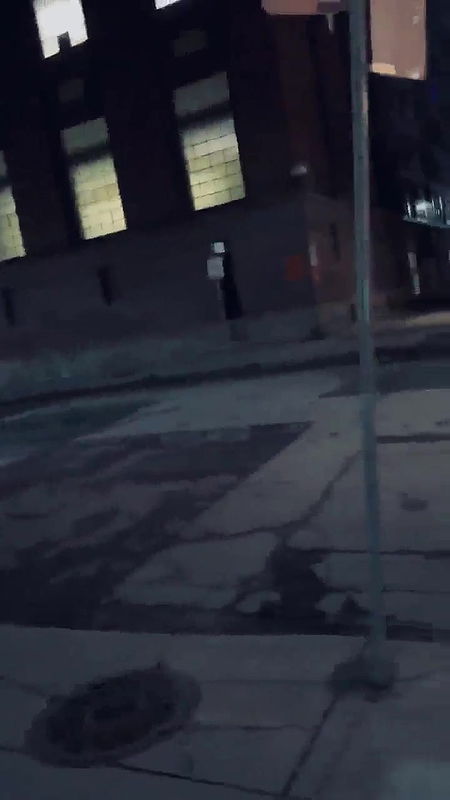 Horny Babe Outdoor Giving Blowjob