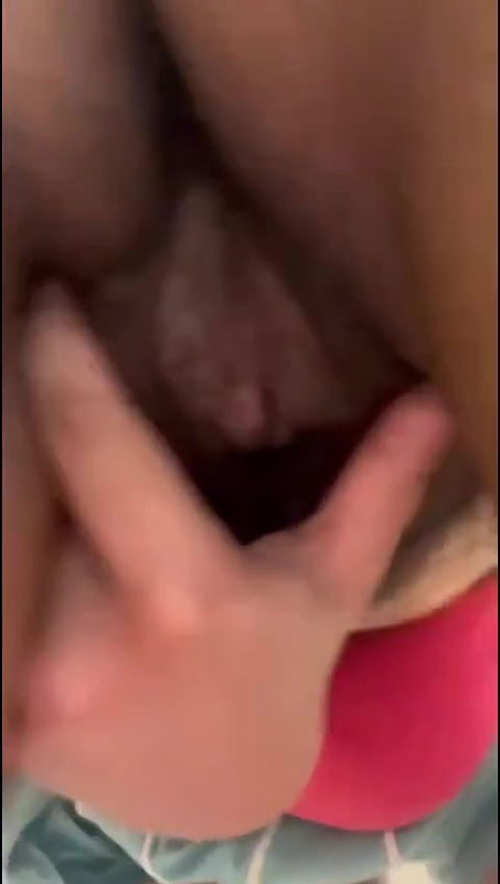 Cute Innocent Glasses Babe Showing Closeup Fingering